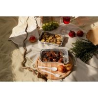 Набор форм из фольги для запекания и выпечки Доляна, 960 мл, 21,5×14,6×5 см, 2 шт Набор форм из фольги для запекания и выпечки Доляна, 960 мл, 21,5×14,6×5 см, 2 шт