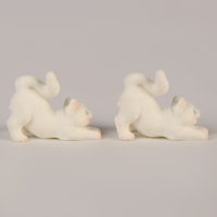 Миниатюра кукольная &laquo;Игривый котик&raquo;, набор 2 шт., размер 1 шт. &mdash; 2 &times; 3,5 &times; 3 см