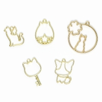 Набор для творчества &laquo;Раскрась витражики-кошечки&raquo;, 5 форм, в пакете