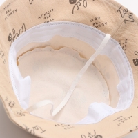 Панама детская "Надписи" MINAKU, цв,бежевый , р-р 48-50 Панама детская "Надписи" MINAKU, цв,бежевый , р-р 48-50