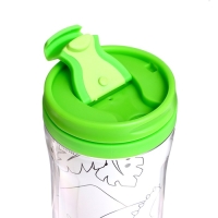 Термостакан &laquo;Динозаврики&raquo;, цвет салатовый