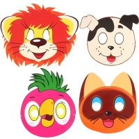 Набор карнавальных масок Союзмультфильм, МИКС 2, 4 шт. Набор карнавальных масок Союзмультфильм, МИКС 2, 4 шт.