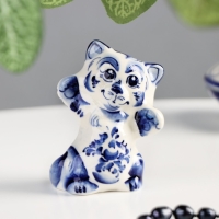 Сувенир &laquo;Кот Феликс&raquo;, 8 см, гжель