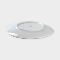 Тарелка фарфоровая &laquo;Зимний лес&raquo;, d=20 см, цвет синий