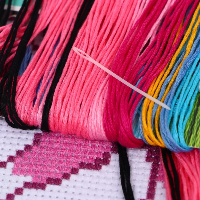 Вышивка крестиком для детей &laquo;Дракончик&raquo;, набор для творчества, 25 х 20 см