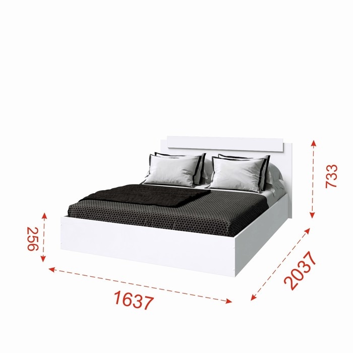 Кровать "ЭКО", 1600х2000 Белый