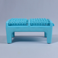 Массажёр для ног, 26,5 &times; 17 &times; 13 см, на подставке, цвет голубой