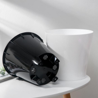 Кашпо для цветов со вставкой «Лея», 5 л, цвет белый Кашпо для цветов со вставкой «Лея», 5 л, цвет белый