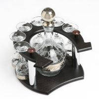 Мини-бар 7 предметов подкова, Вдохновение 500 мл/ 60 мл Мини-бар 7 предметов подкова, Вдохновение 500 мл/ 60 мл