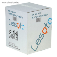 Кулер для воды LESOTO 36 TD, с охлаждением, 500 Вт, цвет серебро