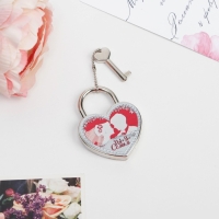 Замок свадебный с ключом «Ты + Я = СЕМЬЯ». Замок свадебный с ключом «Ты + Я = СЕМЬЯ».