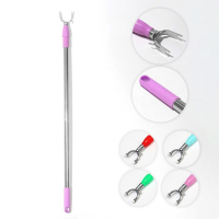 Съёмник для съема одежды, раздвижной L=85-155 см, цвет МИКС Съёмник для съема одежды, раздвижной L=85-155 см, цвет МИКС