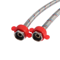 Подводка для смесителя ZEIN, гайка 1/2", штуцер М10, 30 см, ключ для монтажа, набор 2 шт Подводка для смесителя ZEIN, гайка 1/2", штуцер М10, 30 см, ключ для монтажа, набор 2 шт