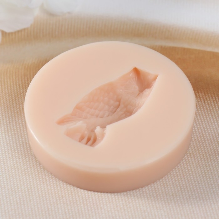 Молд силикон "Сова на камне" 4х2х1,1 см