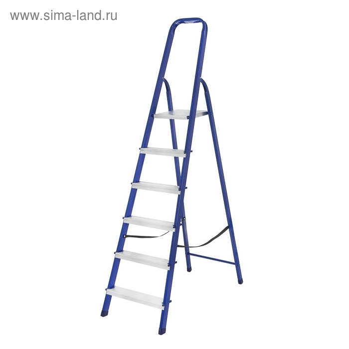 Стремянка ТУНДРА, металлическая комбинированная, 6 ступеней, 1240 мм