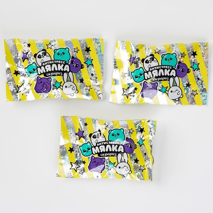 Антистресс сквиш мялка с пазлом &laquo;Зверята&raquo;