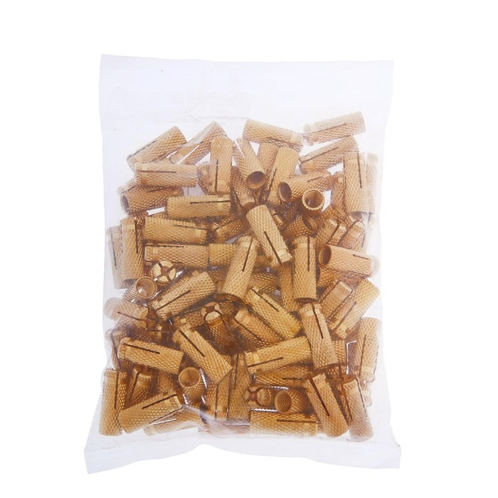 Анкер ЛОМ, забиваемый, латунный, оцинкованный, М8х30 мм, 100 шт Анкер ЛОМ, забиваемый, латунный, оцинкованный, М8х30 мм, 100 шт