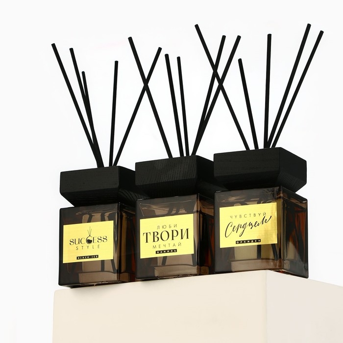 Диффузор ароматический палочки, ароматизатор для дома &laquo;Аромадиффузор: Чувствуй сердцем&raquo;, аромат орхидея, 150 мл.