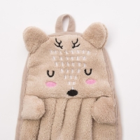 Салфетка декоративная "Доляна" Олень 25х34 см, 280 г/м2 микрофибра, 100% п/э