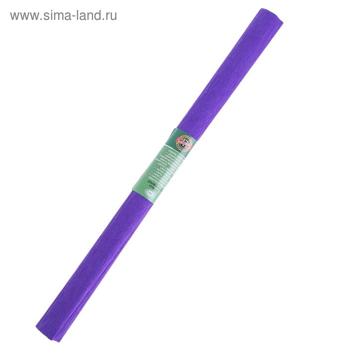 Бумага креповая поделочная гофро Koh-I-Noor 50 x 200 см 9755/29 фиолетовая темная, в рулоне