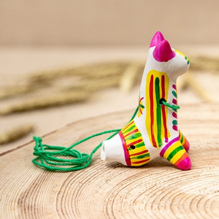 Филимоновская игрушка - свисток &laquo;Котик&raquo;