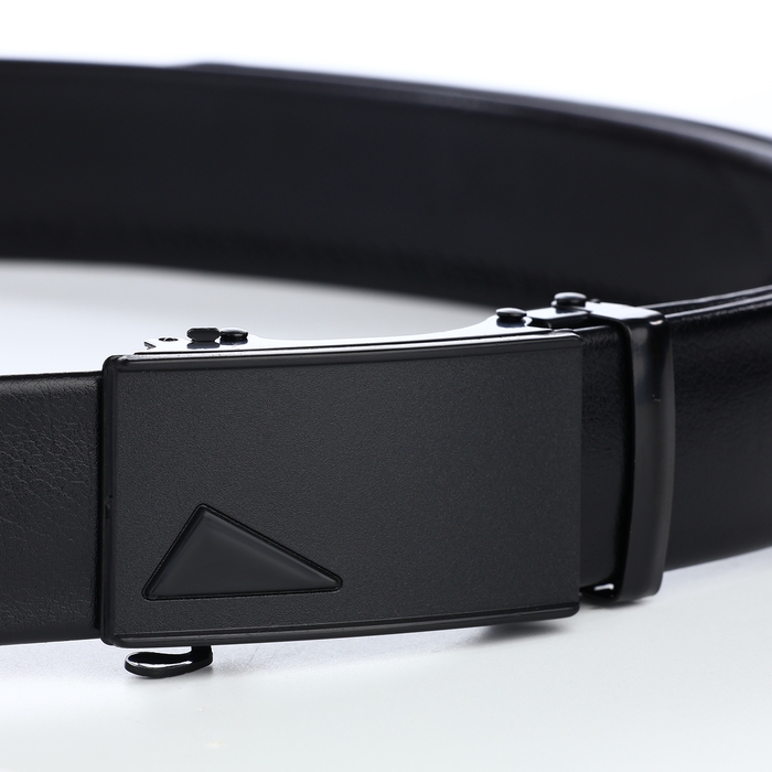 Ремень мужской, Великан, ширина 4 см, пряжка автомат, цвет чёрный Ремень мужской, Великан, ширина 4 см, пряжка автомат, цвет чёрный