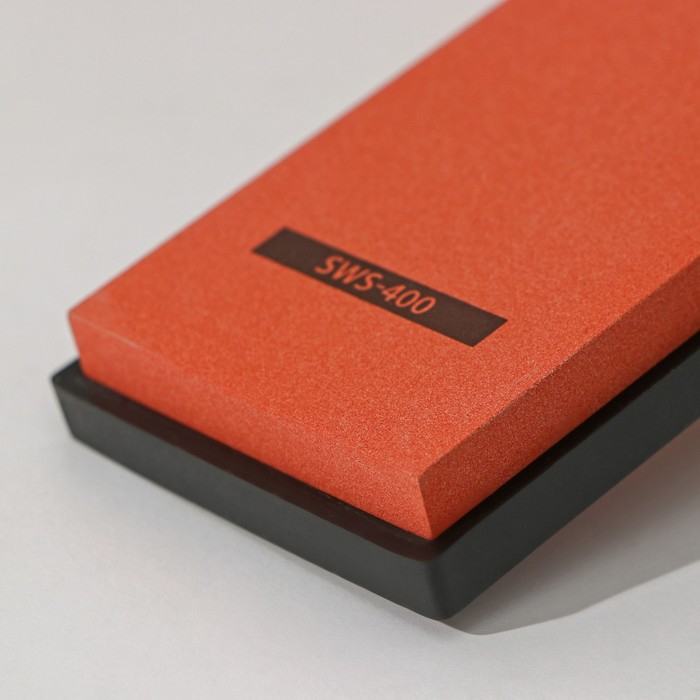 Камень точильный Samura, SWS-400-K, водный однослойный, зернистость 400 Камень точильный Samura, SWS-400-K, водный однослойный, зернистость 400