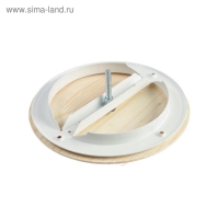 Анемостат ERA 12,5DW Pine, d=125 мм, для бани и сауны, с фланцем, цвет сосна