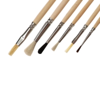 Набор кистей 6 штук Calligrata (круглые: пони №1; белка №3, коза №2,4; плоские: щетина №2,6) ЭКОНОМ Набор кистей 6 штук Calligrata (круглые: пони №1; белка №3, коза №2,4; плоские: щетина №2,6) ЭКОНОМ