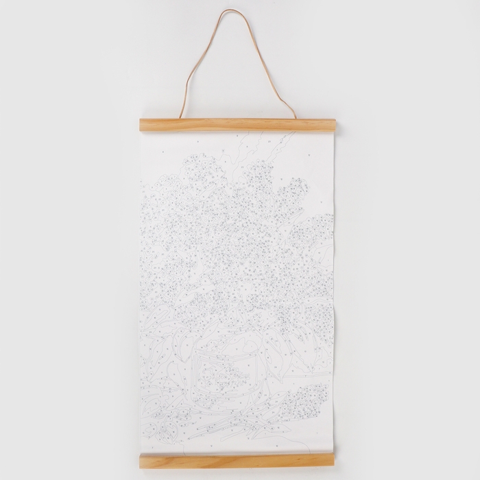 Картина по номерам панно &laquo;Букет сирени&raquo;, 30 х 50 см