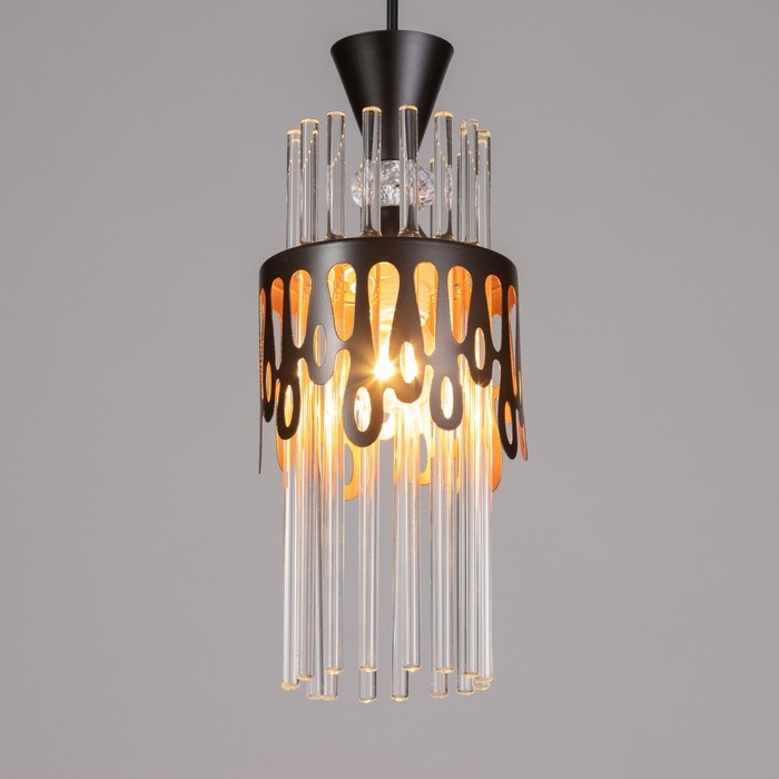 Подвес "Капель" 1х60Вт Е27 Черный