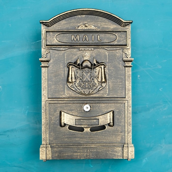 Ящик почтовый №4010В, Старая бронза Ящик почтовый №4010В, Старая бронза