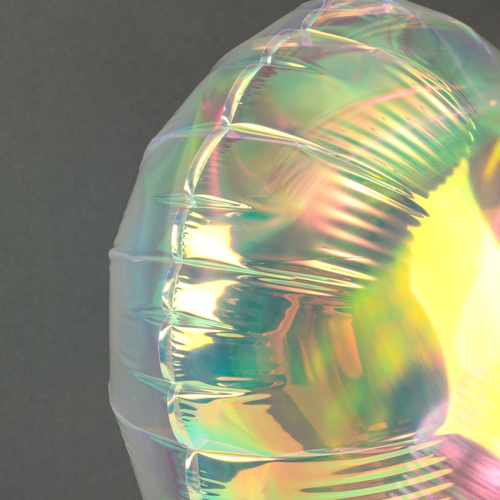 Шар фольгированный 18 Шар фольгированный 18" «Сердце», цвет прозрачный перламутровый градиент