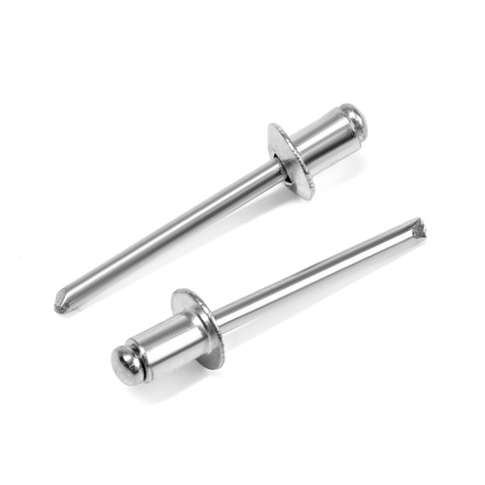 Заклёпки ТУНДРА krep, вытяжные, алюминий-сталь, 4,8х8 мм, неокрашенные, 50 шт Заклёпки ТУНДРА krep, вытяжные, алюминий-сталь, 4,8х8 мм, неокрашенные, 50 шт