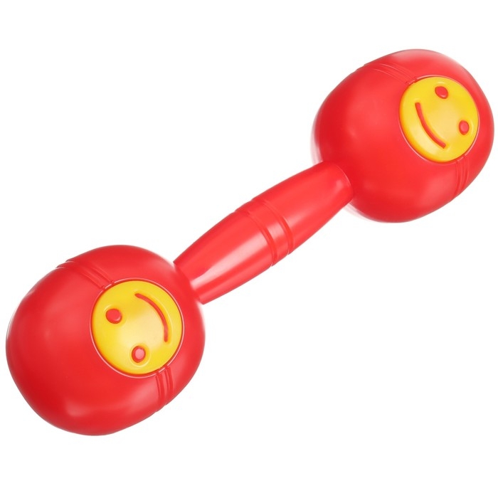 Погремушка «Перкуссия», шейкер, цвет желтый/красный, Крошка Я Погремушка «Перкуссия», шейкер, цвет желтый/красный, Крошка Я