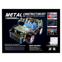 Конструктор металлический &laquo;Военный джип&raquo;, 283 детали