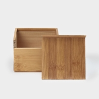 Салфетница Доляна «Комфорт», 12×9 см, бамбук Салфетница Доляна «Комфорт», 12×9 см, бамбук