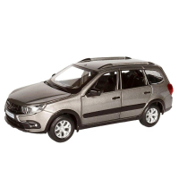 Машина металлическая «Lada» 1:24 инерция, цвет серый, открываются двери, капот и багажник, световые и звуковые эффекты Машина металлическая «Lada» 1:24 инерция, цвет серый, открываются двери, капот и багажник, световые и звуковые эффекты