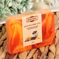 Мыло СПА - уход для бани и сауны "Апельсин &mdash; Корица &mdash; Кофе" Добропаровъ РУЧНАЯ РАБОТА 80 гр