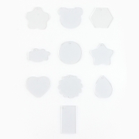 Большой набор для создания акриловых брелоков с наклейками Большой набор для создания акриловых брелоков с наклейками