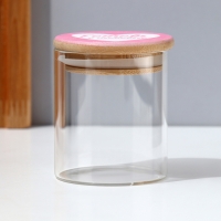 Банка для хранения сыпучих продуктов и круп &laquo;Готовь с любовью&raquo;, 250 мл