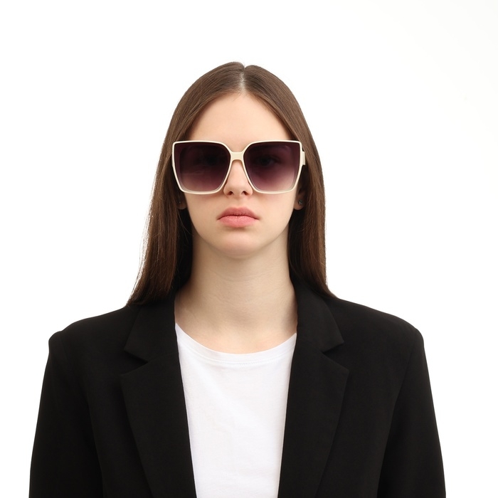 Очки солнцезащитные женские OneSun, uv 400, дужка 14.5 см, ширина 14 см, линза 5.4 х 6 см