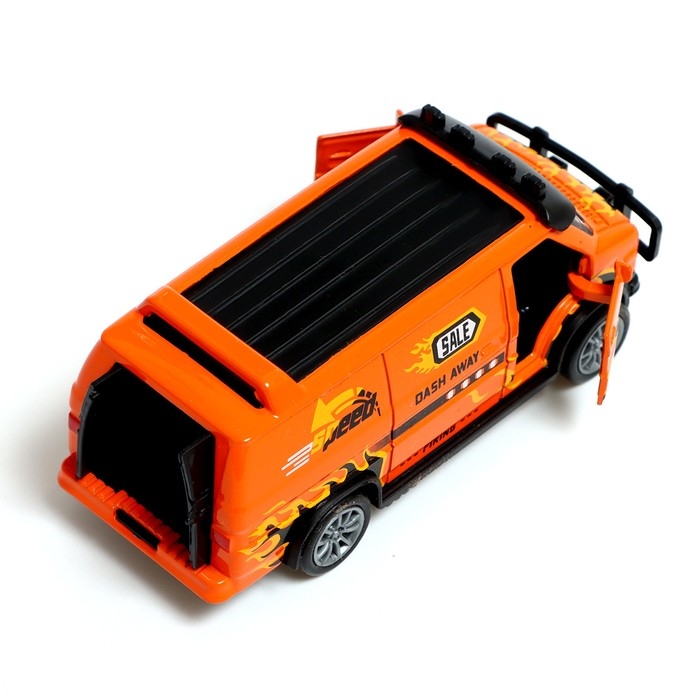 Машина металлическая «Пламя», 1:43, инерция, МИКС Машина металлическая «Пламя», 1:43, инерция, МИКС