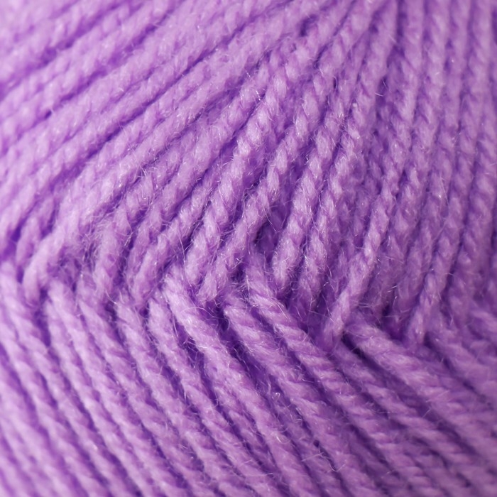 Пряжа Пряжа "Детская новинка" 100% акрил 200м/50гр (389-Св.фиалка)