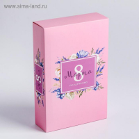 Подарочный набор &laquo;С 8 Марта&raquo;, кисти для макияжа 4 шт и расческа, BEAUTY FOX