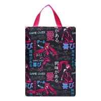 Папка для тетрадей А4, 330 х 250 х 10 мм, молнии сверху, с ручкой, текстильная, Феникс+ "Кибераниме" Папка для тетрадей А4, 330 х 250 х 10 мм, молнии сверху, с ручкой, текстильная, Феникс+ "Кибераниме"