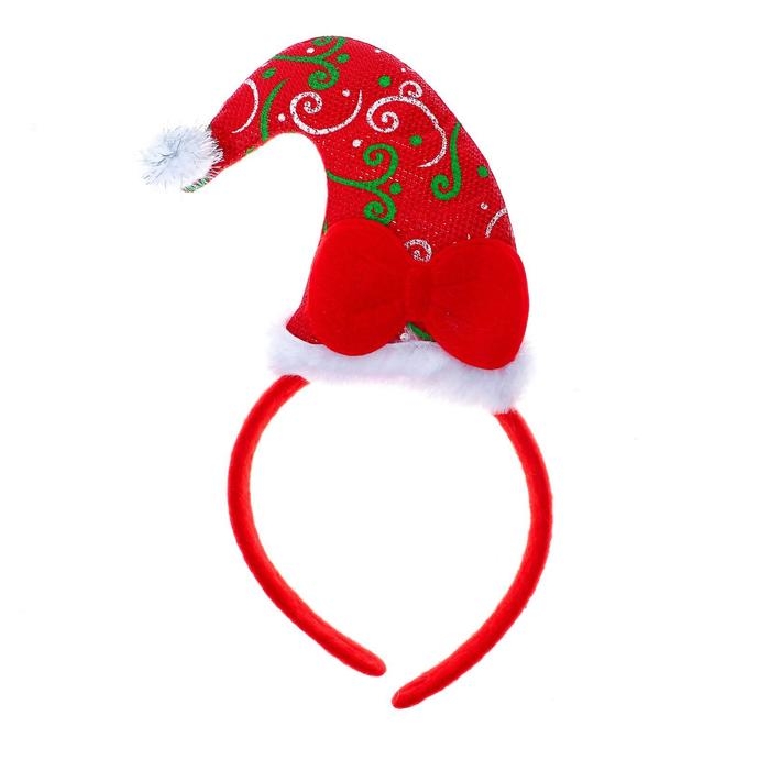 Карнавальный ободок &laquo;Колпак&raquo;, с бантиком