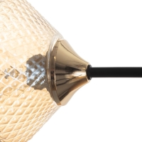 Люстра "Изота" 3хE27 40Вт черный 38х38х28 см BayerLux Люстра "Изота" 3хE27 40Вт черный 38х38х28 см BayerLux