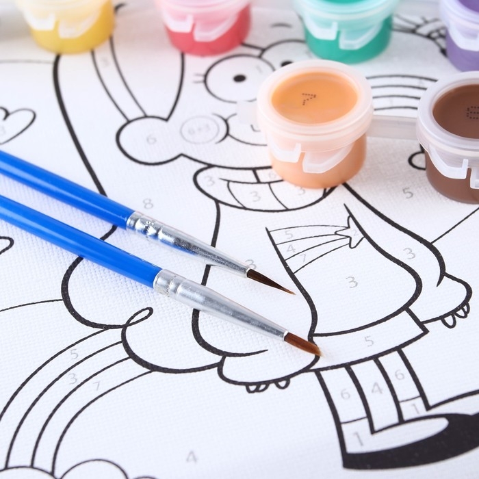 Картина по номерам для детей Картина по номерам для детей "Мэйбл" 15х15 см, Гравити Фолз