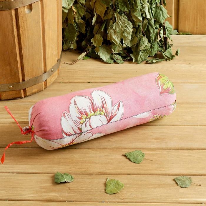 Валик со стружкой можжевельника, сувенирная, 10&times;28 см, микс